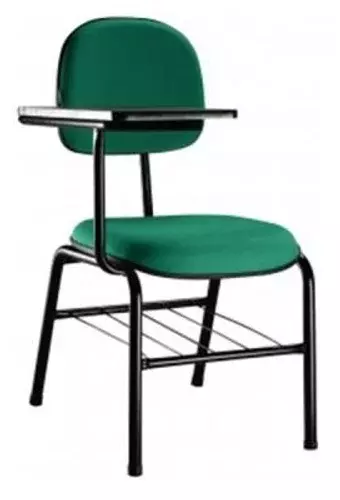 Cadeira Secretária Universitária Com Prancheta Fixa SC1311